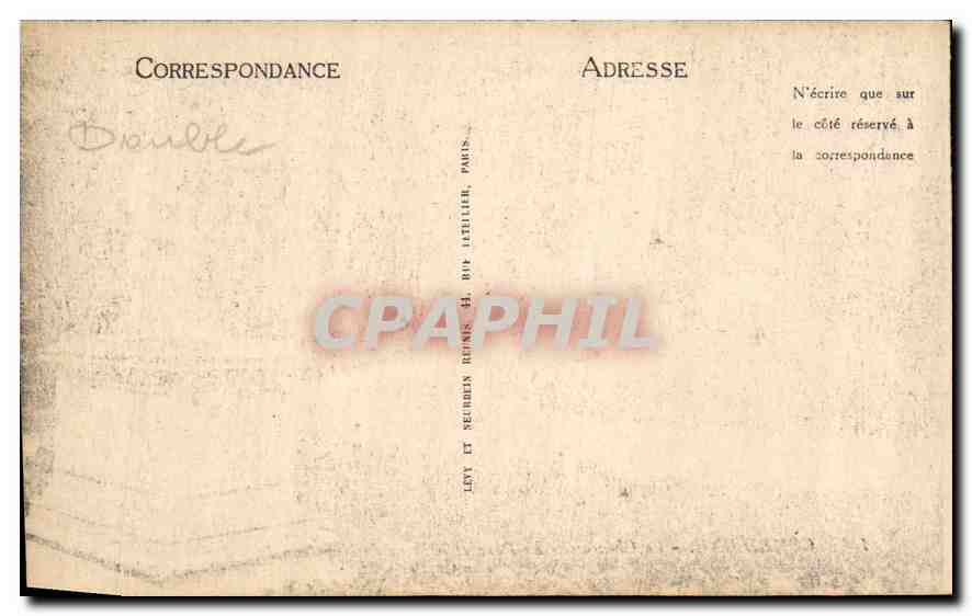 CPA Compiegne Le Chateau Le Parc et le Blanc de Napoleon  — Verso