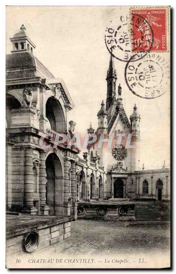 CPA Chateau de Chantilly La Chapelle 