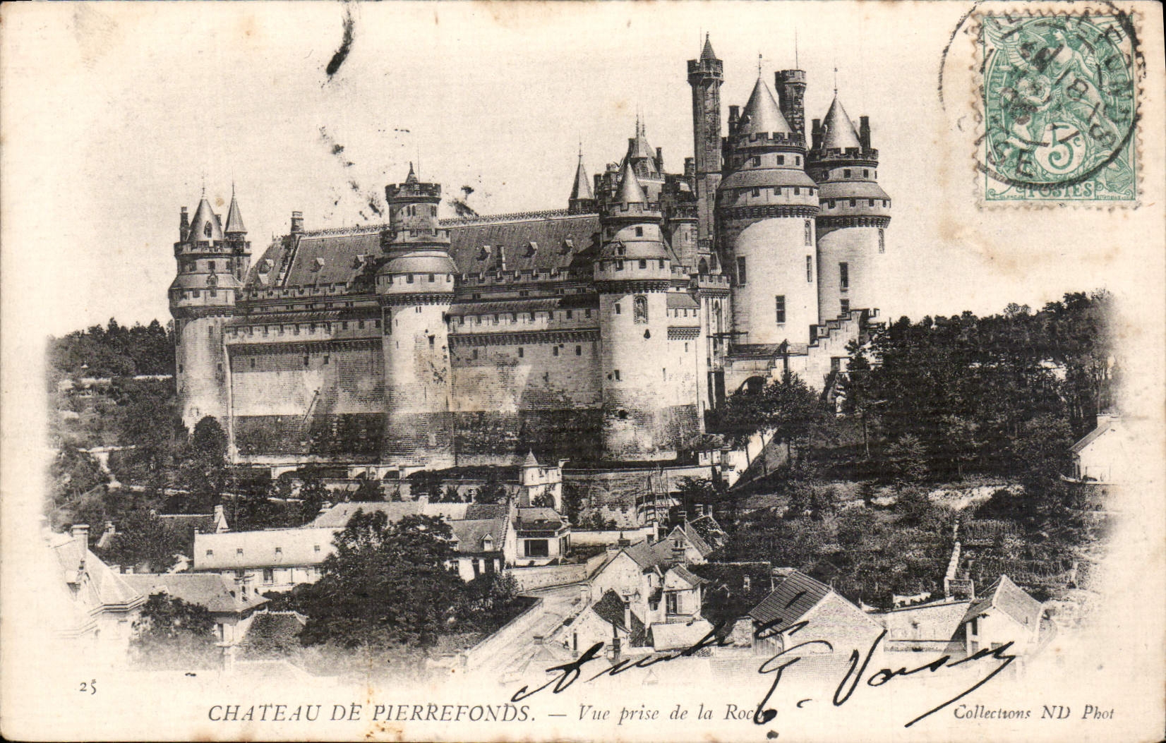 Castle of Pierrefonds — View from the Rock — Collections ND Phot