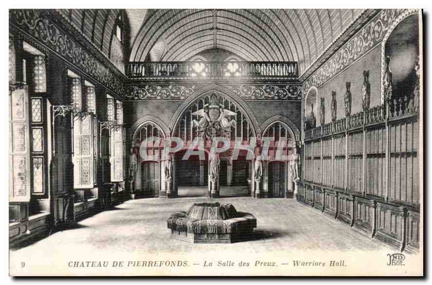 CPA Chateau de Pierrefonds La Salle des Preux 