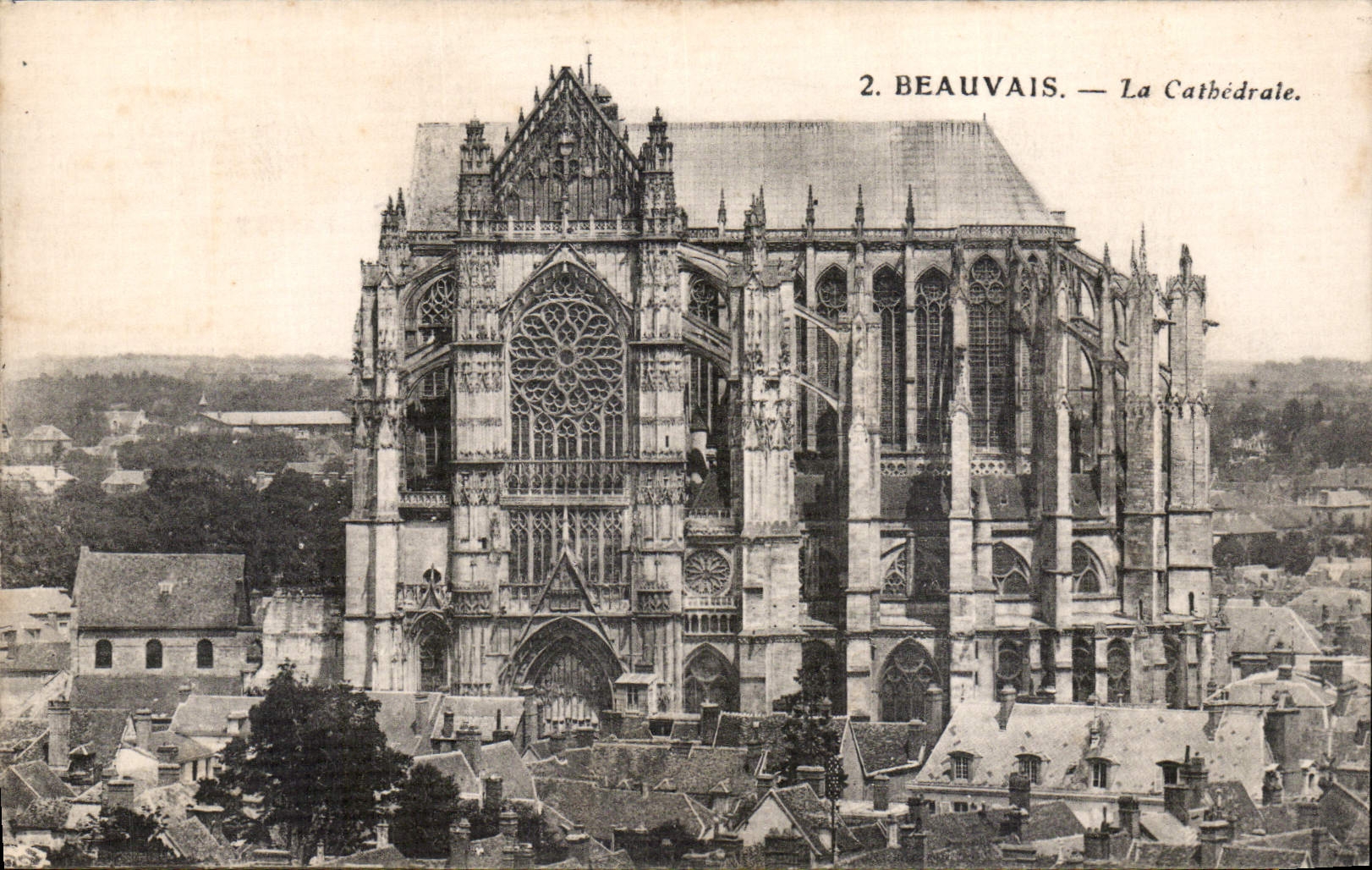 Beauvais — La Cathédrale — Imp. Phot G Jeanette, Paris-Sannois