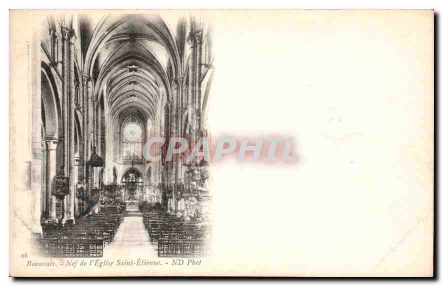 Beauvais — Nef de l'Église Saint-Étienne — ND Phot
