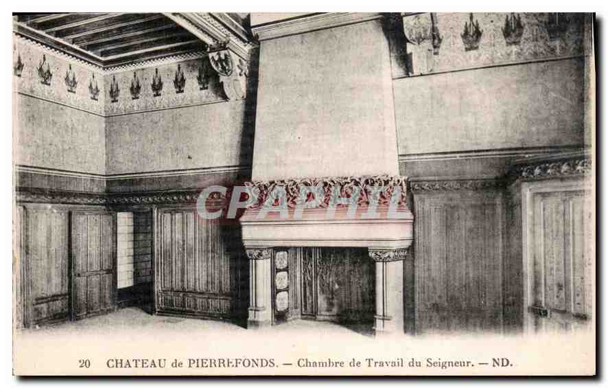 Château de Pierrefonds — Chambre de Travail du Seigneur — ND.