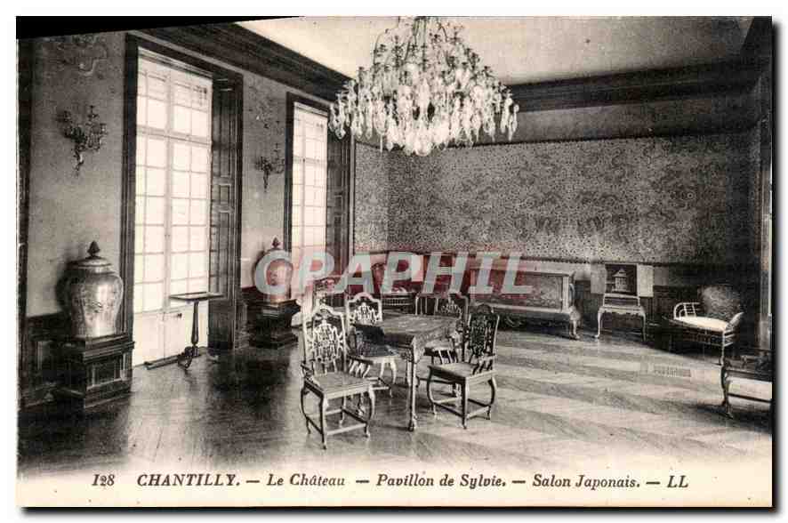 Chantilly — Le Château — Pavillon de Sylvie — Salon Japonais — LL
