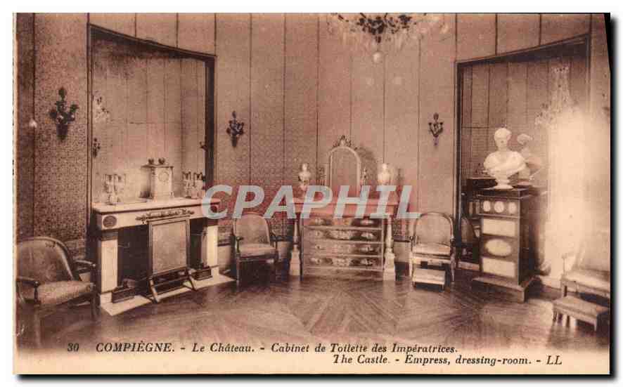 CPA Compiegne Le Chateau Cabinet de Toilette des Imperatrices 