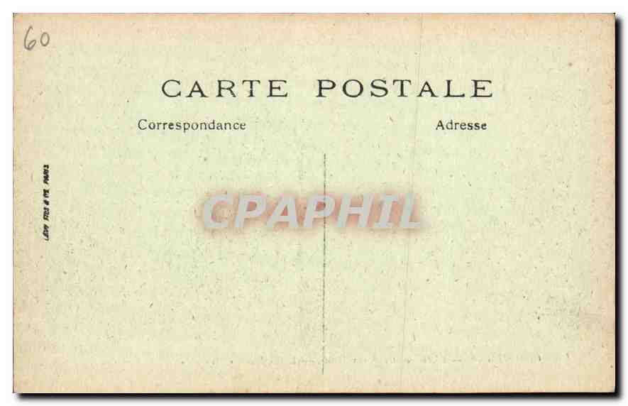 CPA Compiegne L'Avenue des Beaux Monts  — Rückseite