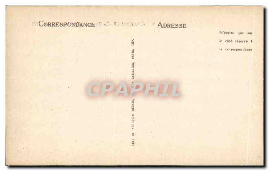 CPA Chantilly Le Chateau Cote Nord Ouest  — Back