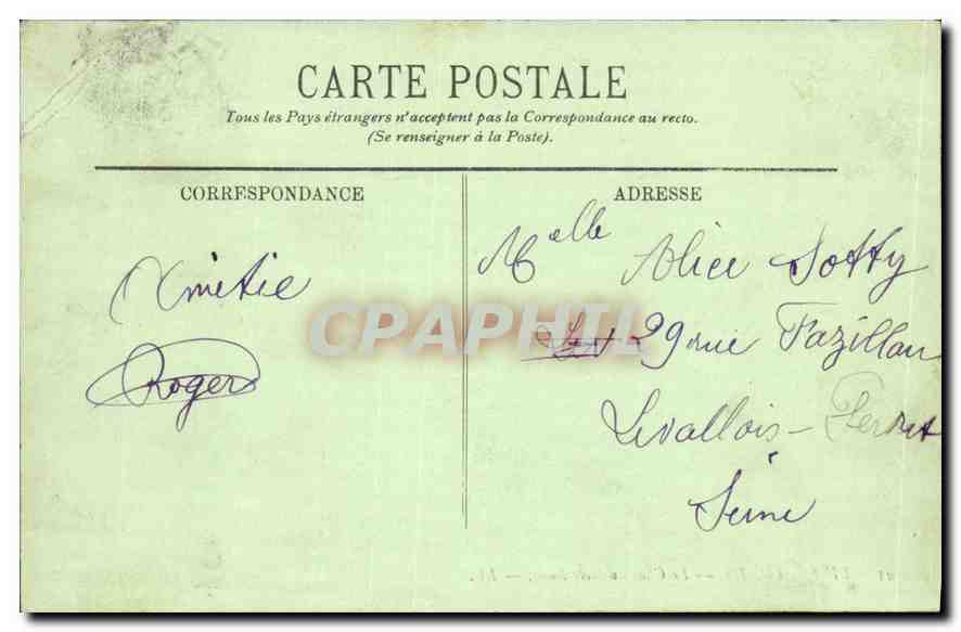 CPA Pierrefonds Le Chateau cote Sud  — Verso
