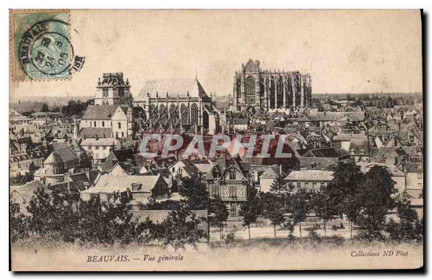 CPA Beauvais Vue generale 