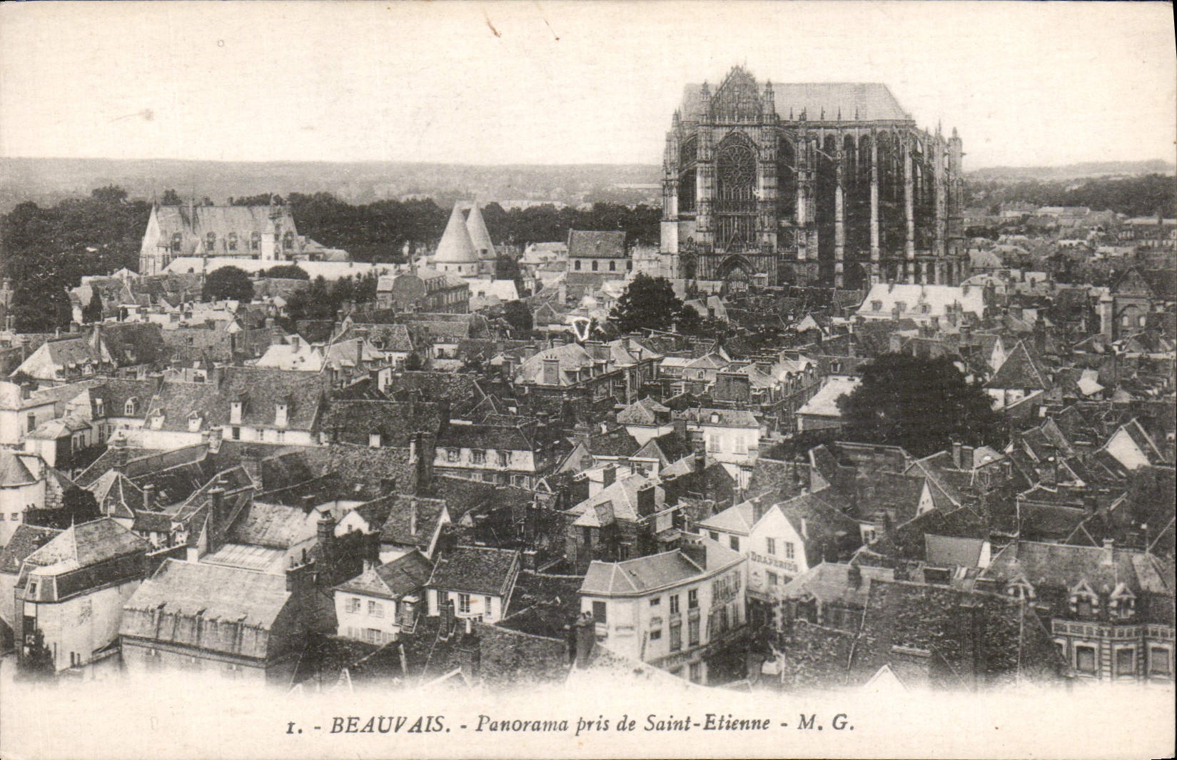 Beauvais - Panorama pris de Saint-Etienne - M. G.