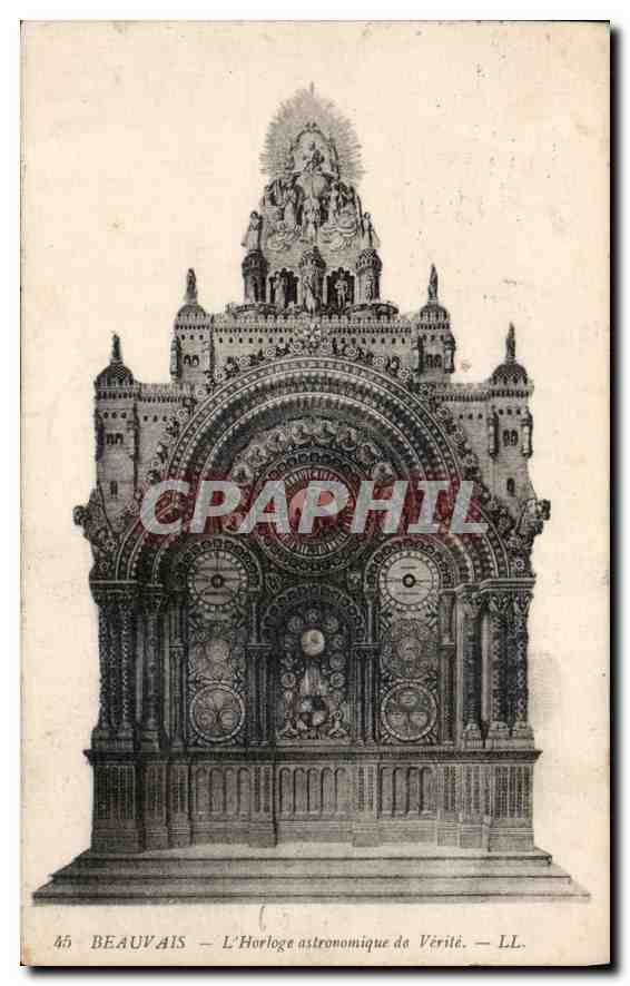Beauvais — L'Horloge astronomique de Vérité — LL. n°45