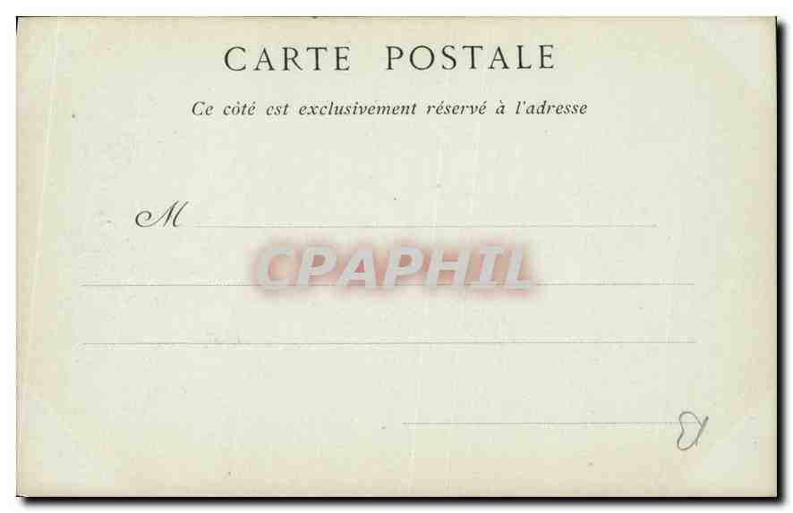 CPA Beauvais Nef de la Cathedrale  — Rückseite