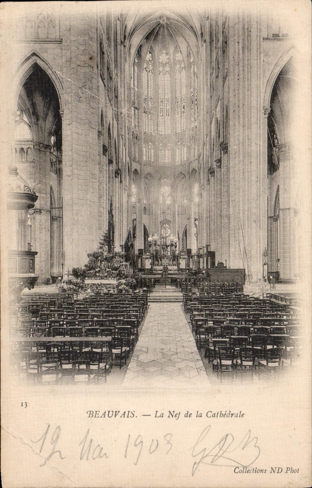 Beauvais — La Nef de la Cathédrale — Collections ND Phot, n°13