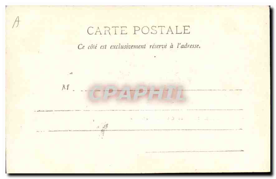 CPA Pierrefonds Le Chateau Cote gauche de la Cour  — Rückseite