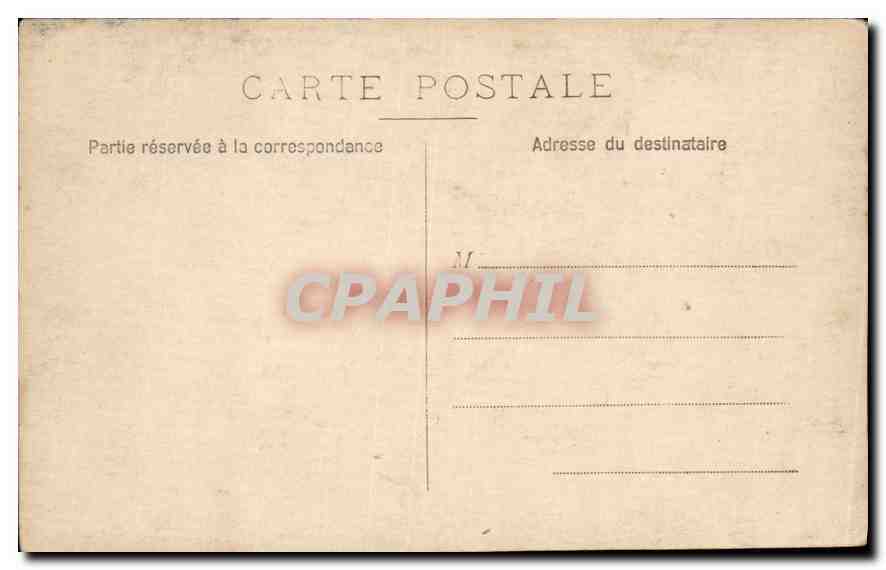 CARTE PHOTO Femmes Chien Restaurant — Verso