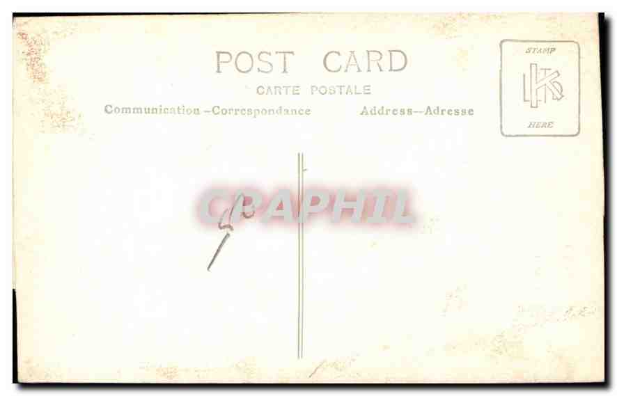 CARTE PHOTO Homme Montpellier — Rückseite