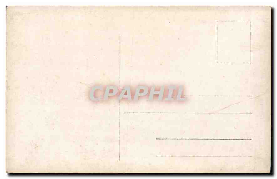 CARTE PHOTO Homme Enfants — Verso