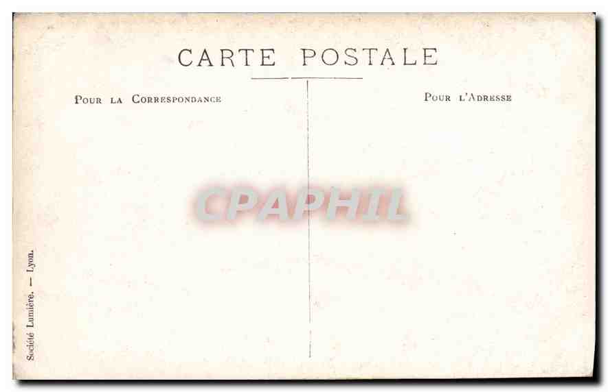 Servoz - Hôtel des Montées — Société Lunière, Lyon — Verso