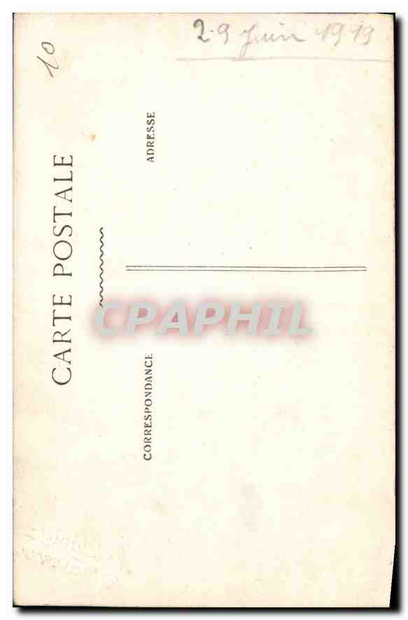 CARTE PHOTO Femmes Mousquetaires Chatellerault Theatre — Rückseite