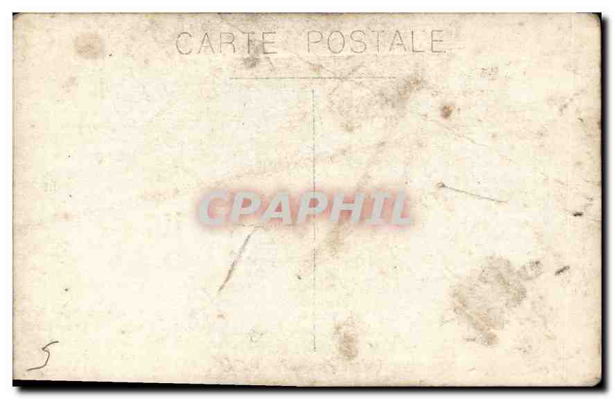CARTE PHOTO Femme — Verso