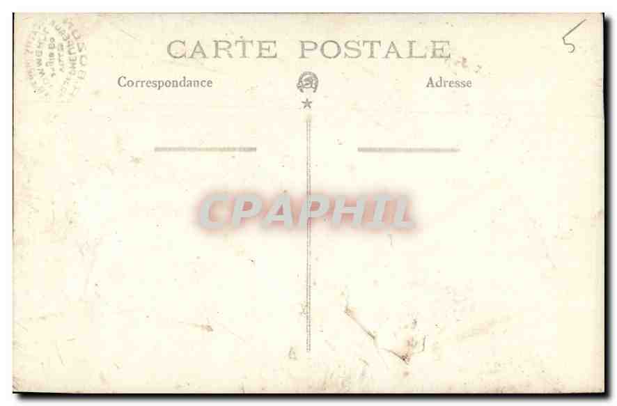 CARTE PHOTO Femme Pommerol — Rückseite