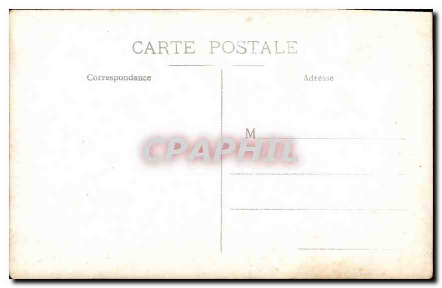 CARTE PHOTO Enfant Communiante — Verso
