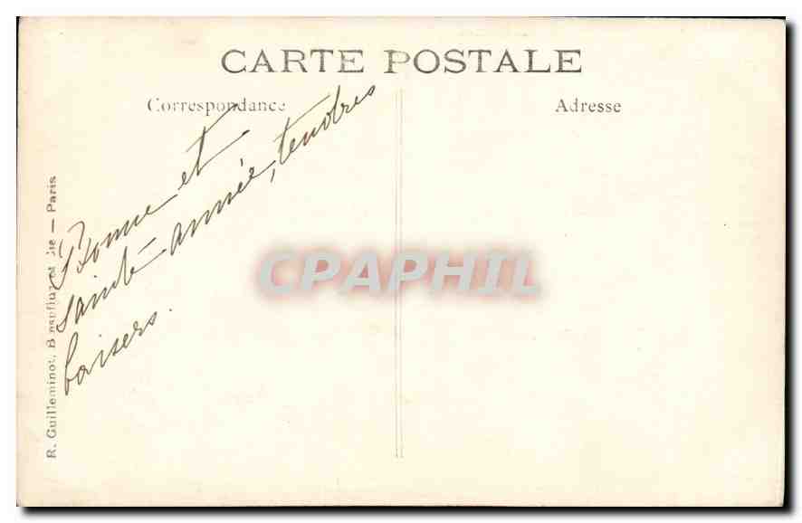 CARTE PHOTO Femme Maggy — Verso