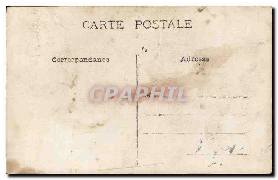 CARTE PHOTO Famille Femme Enfants — Rückseite