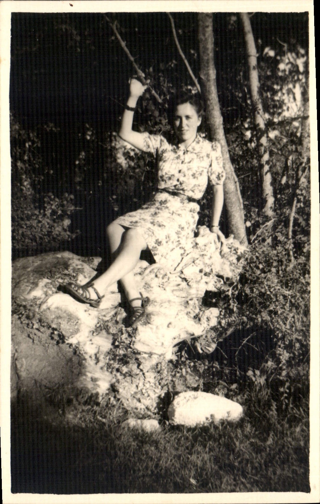 CARTE PHOTO Femme