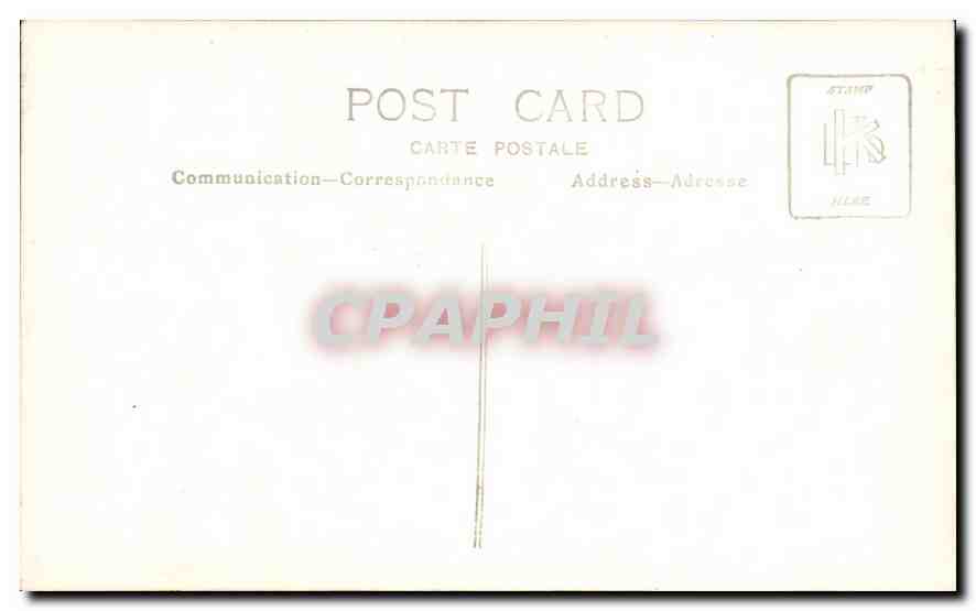 CARTE PHOTO Femme — Verso