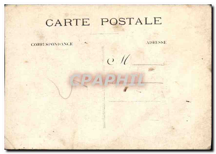 CARTE PHOTO Homme Velo Cycle — Verso