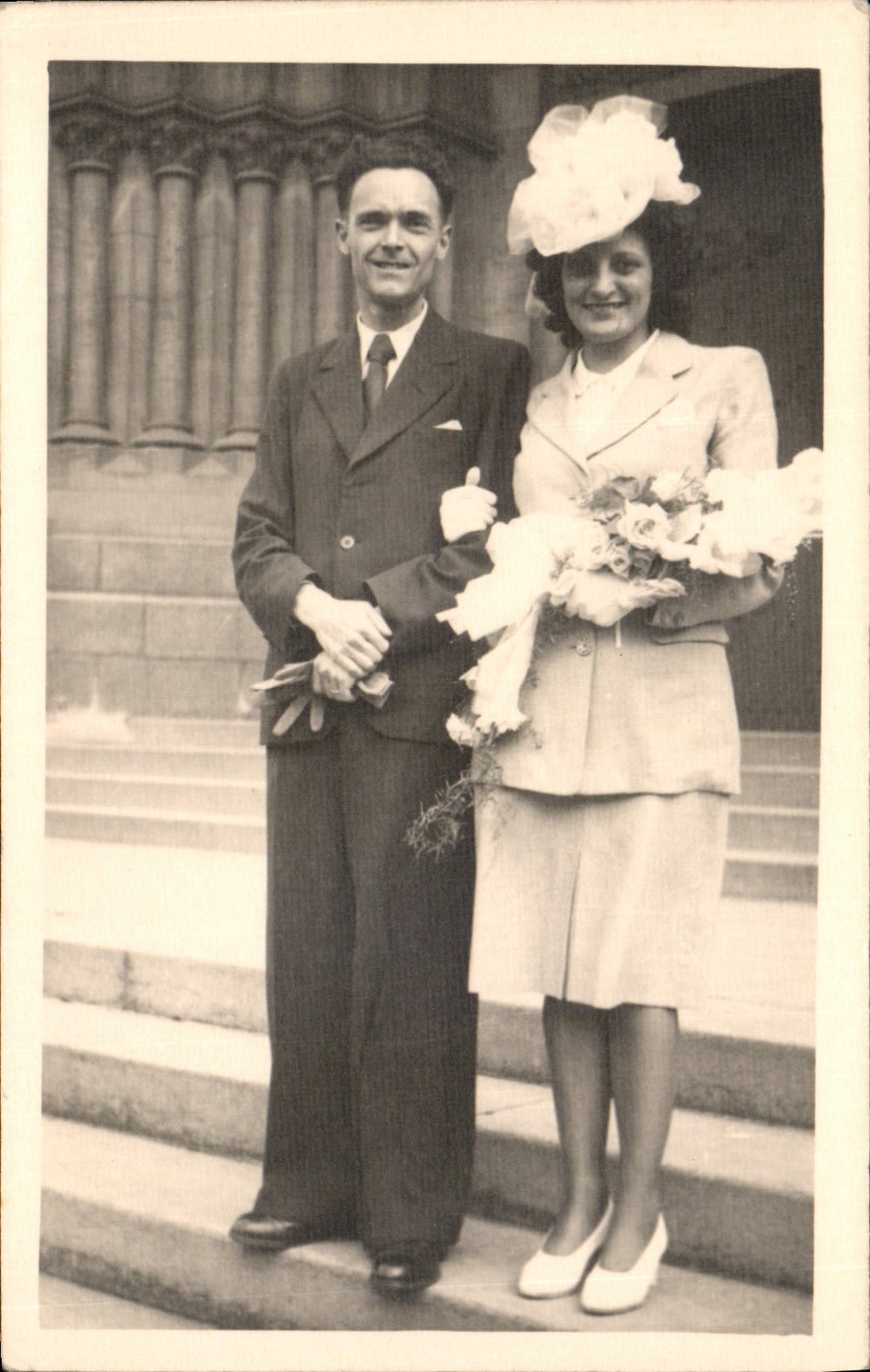 CARTE PHOTO Femme Mariage