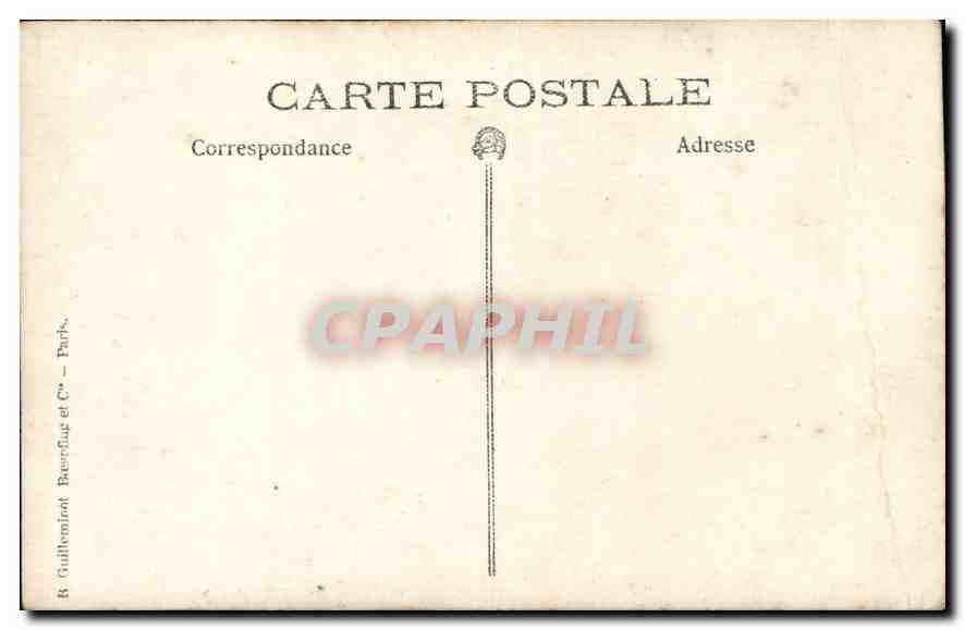 CARTE PHOTO Femme — Verso