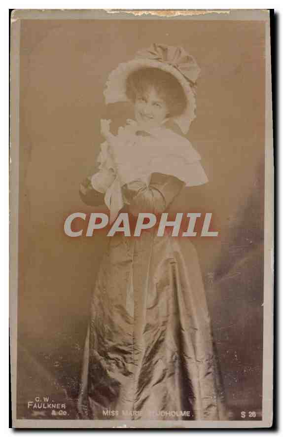 Miss Marie Mudholme — portrait — C.W. Faulkner & Co. n° 20 - Anverso