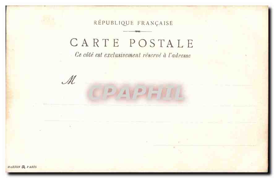 CARTE PHOTO Femme — Back