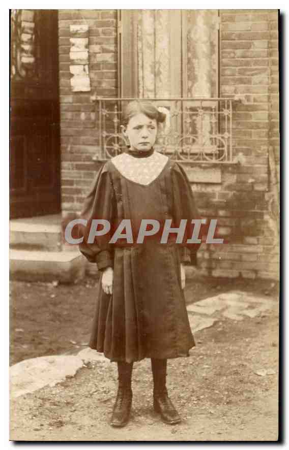 CARTE PHOTO Enfant Fille