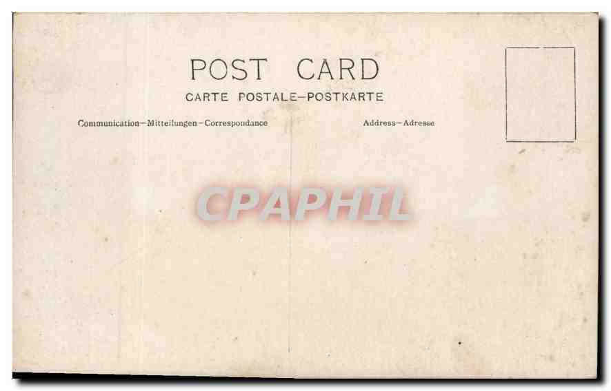 CARTE PHOTO Enfant Fille — Rückseite