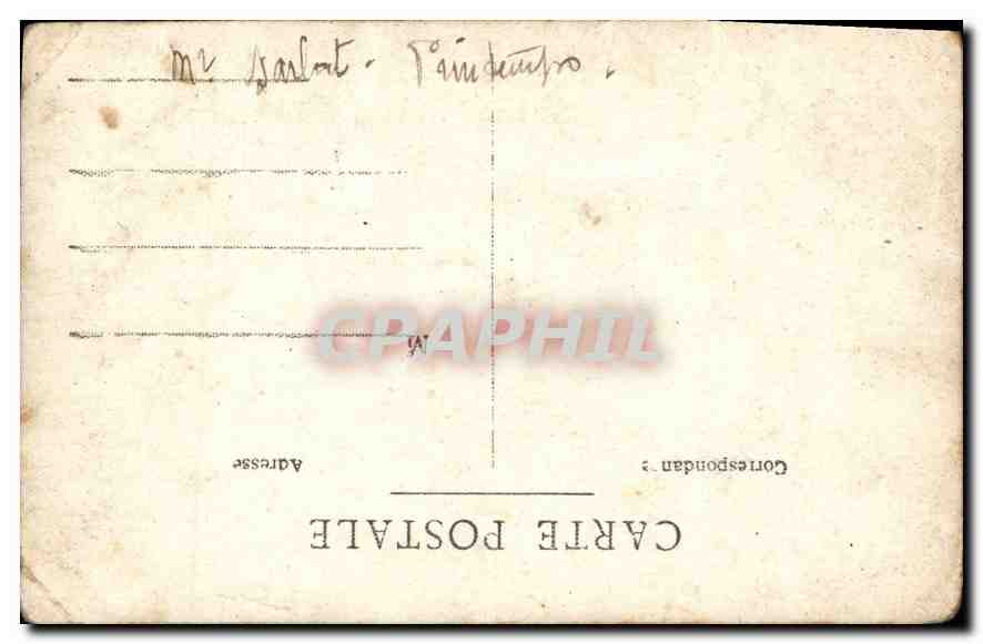 CARTE PHOTO Monaco Hydravion Bateau Avion Aviation — Rückseite