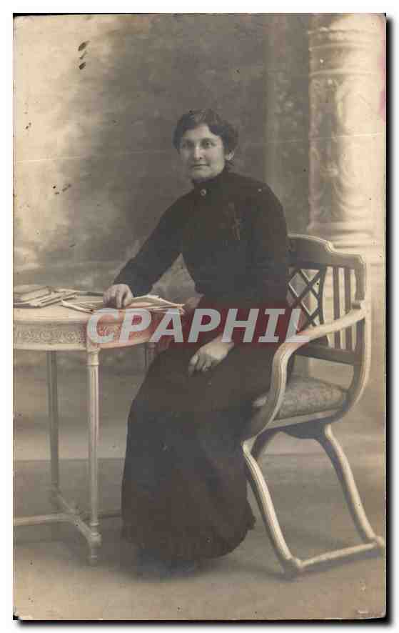CARTE PHOTO Femme