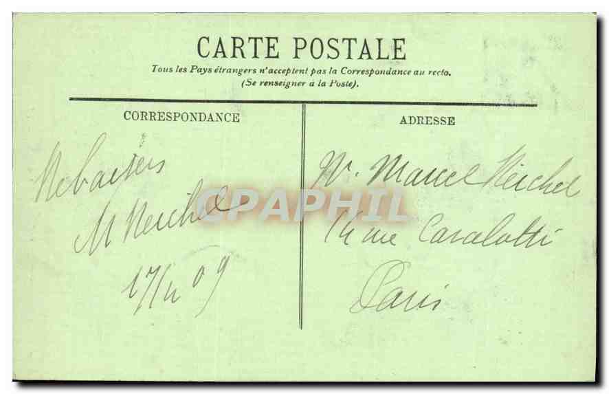 CPA Compiegne l'Eglise Saint Antoine  — Verso