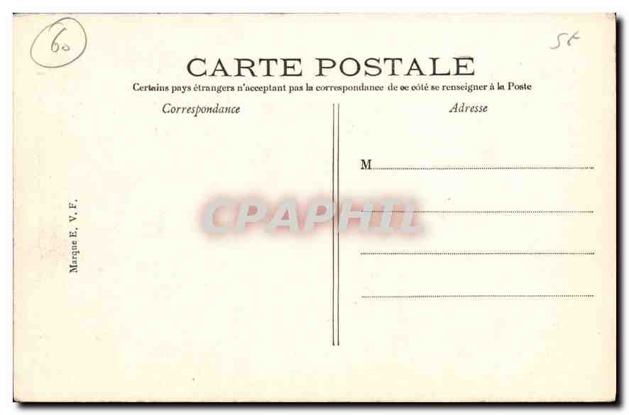 CPA Senlis Cathedrale Portail principal  — Rückseite