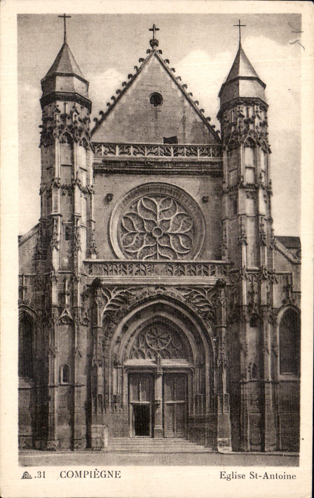 Église Saint-Antoine — Compiègne — CPAHIL n°31