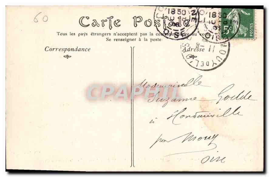CPA Palais de Compiegne Histoire de Jason et de Medee Jason eleve la Toison d'Or Jason engage sa foi — Rückseite