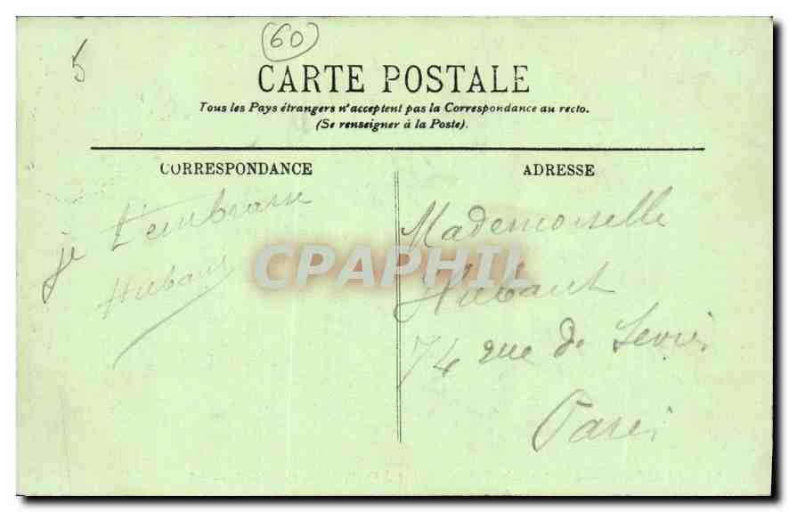 CPA Beauvais l'Eglise Saint Etienne XI et XV siecle cote nord  — Verso