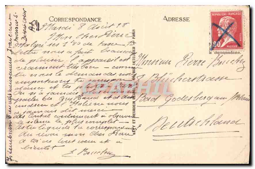 CPA Compiegne l'Hotel de ville  — Verso