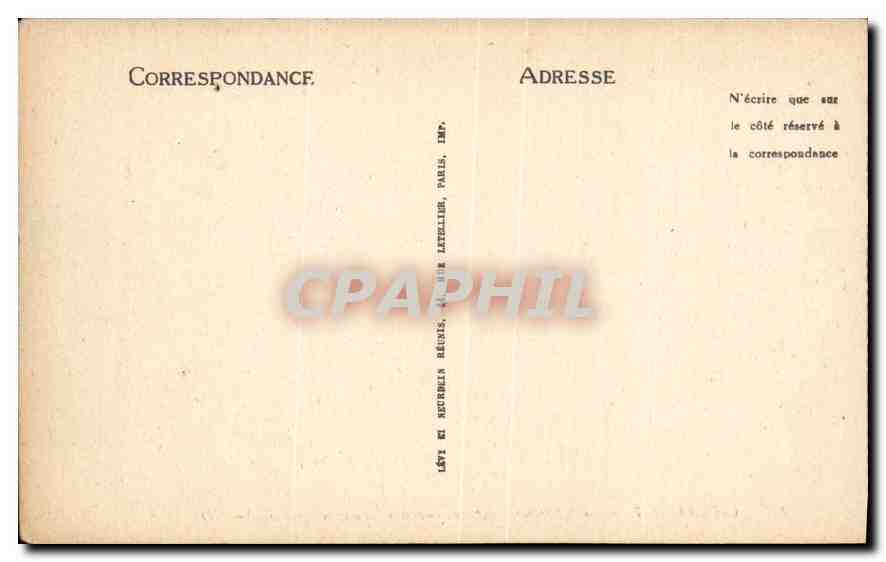CPA Chantlly le Chateau interieur des Grandes Ecuries  — Verso