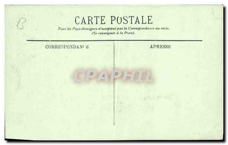 CPA Chantilly le Chateau l'Allee des Philosophes  — Rückseite