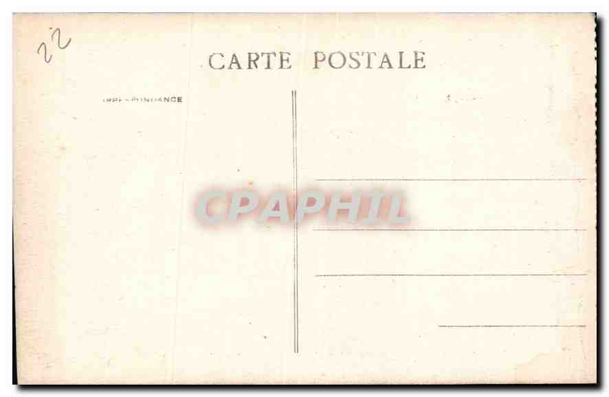 Perros-Guirec (C.-du-N.) — Lever du soleil devant la Baie de Trestignel — Collection du Viens Ronet, n° 115 — Reverso