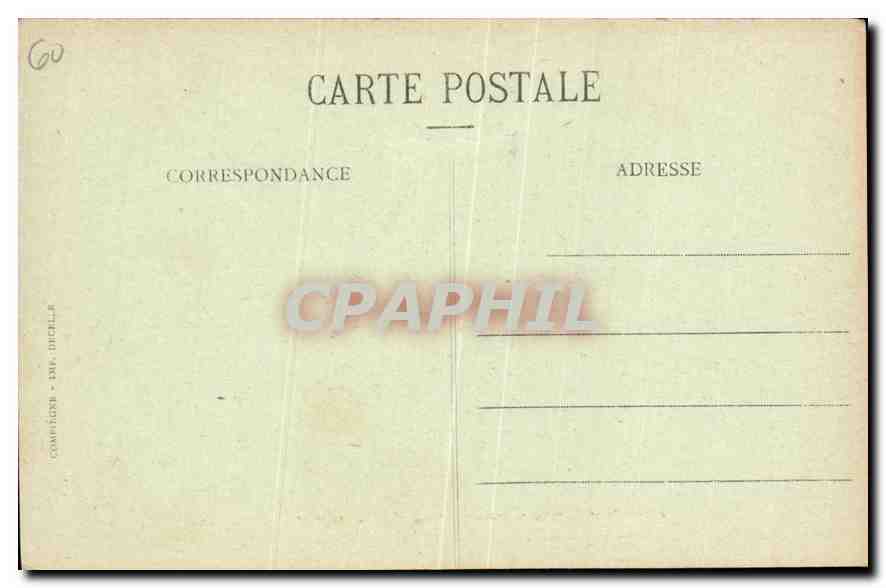 CPA Compiegne Salle de l'Hotel de Ville Peinture de M Fournier Sarloveze remise de la Chartre a la V — Verso