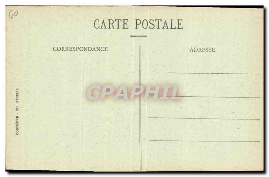 CPA Compiegne Interier de l'Eglise St Antoine  — Rückseite